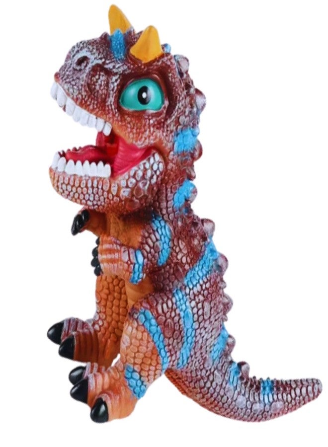 Mallexo Cartoon Soft Rubber Dinosaur Toys for Kids with Roar Sound Big Size Dragon Jurassic World Dinosaurs Model Birthday Gifts, Dino T-rex Action Figures Dino Toy for Children 1PCs (Roar 3) - Image 1